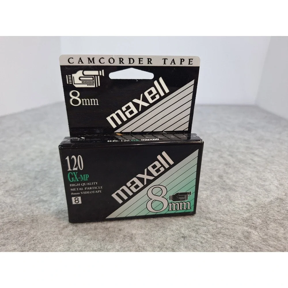 Maxell 8mm GX MP 120 Minute‎ High Quality Metal Particle Videotape New